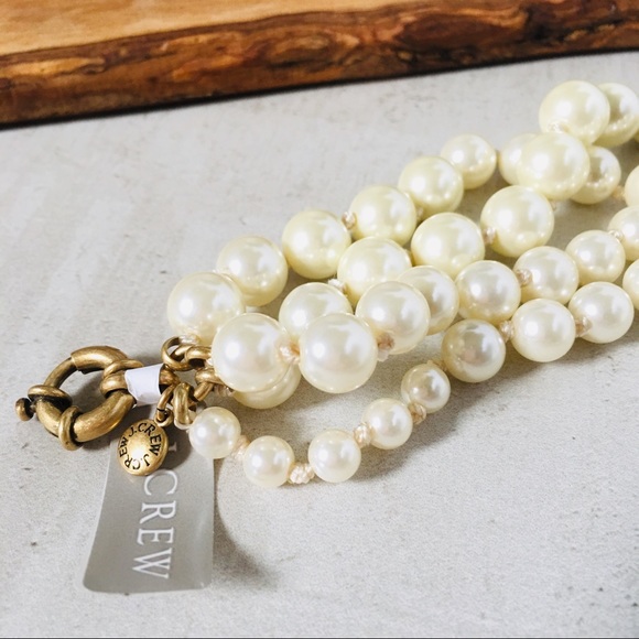 J. CREW Pearl Twisted Hammock Bracelet - Picture 7 of 8